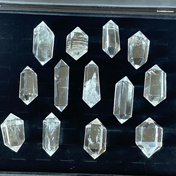 Double point natural quartz crystal - Picture 3 of 10